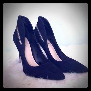 Suede Heels